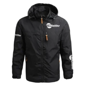 Malibu Exclusive Logo Performance Waterproof Outdoor Jacket Detachable Hood HCPDJH611MLZ - Malibu Gift