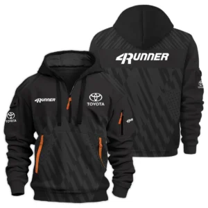 Toyota 4Runner Exclusive Logo Performance Half Zipper Hoodie HTHHZ02TYT4R - Toyota 4Runner Hoodie