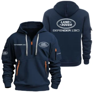 Land Rover Defender 130 Half Zipper Hoodie HTHHZLRL13 - Land Rover Defender 130 Hoodie