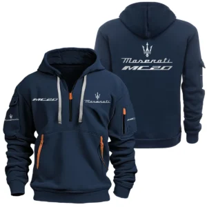 Maserati MC20 Half Zipper Hoodie HTHHZMSRM20 - Maserati MC20 Hoodie