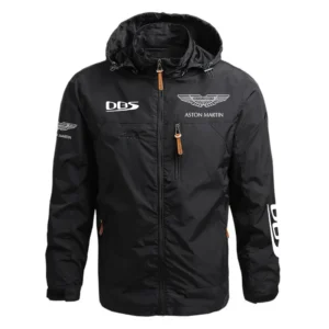 Aston Martin DBS Performance Waterproof Outdoor Jacket Detachable Hood Windbreaker HTWOJAMDBS - Aston Martin Jacket