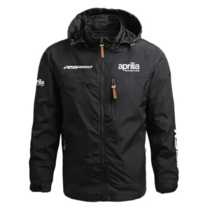 Aprilia RS 660 Performance Waterproof Outdoor Jacket Detachable Hood Windbreaker HTWOJAPR66 - Aprilia Jacket