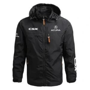 Acura CSX Performance Waterproof Outdoor Jacket Detachable Hood Windbreaker HTWOJARCSX1 - Acura Jacket