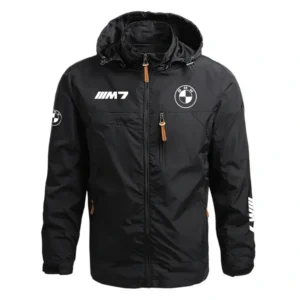 BMW 7 Series Performance Waterproof Outdoor Jacket Detachable Hood Windbreaker HTWOJBMW7SE - BMW Jacket
