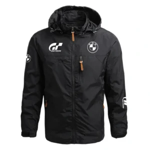 BMW Gran Turismo Performance Waterproof Outdoor Jacket Detachable Hood Windbreaker HTWOJBMWGTZ - BMW Jacket