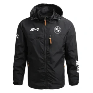BMW i4 Performance Waterproof Outdoor Jacket Detachable Hood Windbreaker HTWOJBMWI4 - BMW Jacket
