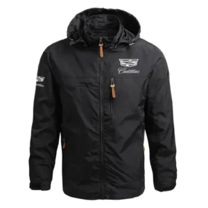 Cadillac Exclusive Logo Performance Waterproof Outdoor Jacket Detachable Hood Windbreaker HTWOJCDZZ - Cadillac Jacket