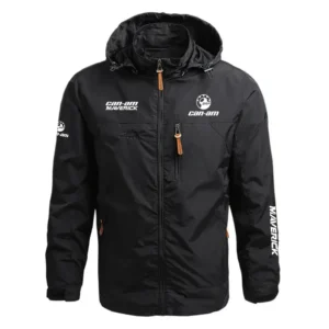 Can-Am Maverick Performance Waterproof Outdoor Jacket Detachable Hood Windbreaker HTWOJCMCAM - Can-Am Jacket
