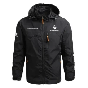 Can-Am Renegade Performance Waterproof Outdoor Jacket Detachable Hood Windbreaker HTWOJCMCAR - Can-Am Jacket