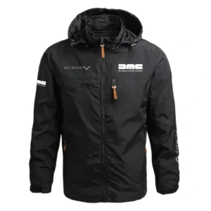 DeLorean Alpha5 Performance Waterproof Outdoor Jacket Detachable Hood Windbreaker HTWOJDLAL5 - DeLorean Jacket