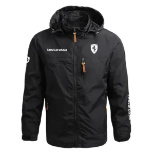 Testarossa Performance Waterproof Outdoor Jacket Detachable Hood Windbreaker HTWOJFITES - Ferrari Jacket
