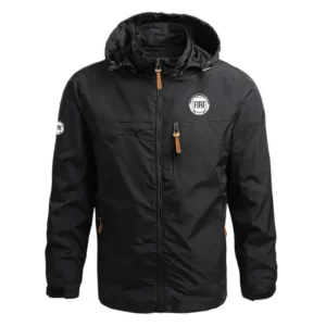 Fiat Exclusive Logo Performance Waterproof Outdoor Jacket Detachable Hood Windbreaker HTWOJFTZZ - Fiat Jacket