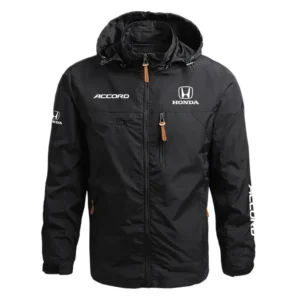Honda Accord Performance Waterproof Outdoor Jacket Detachable Hood Windbreaker HTWOJH1ACC - Honda Jacket