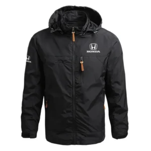 Honda Civic Performance Waterproof Outdoor Jacket Detachable Hood Windbreaker HTWOJH1CIV - Honda Jacket