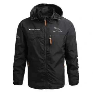 Jaguar F-Type Performance Waterproof Outdoor Jacket Detachable Hood Windbreaker HTWOJJUTYPE - Jaguar Jacket