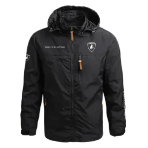 Lamborghini Centenario Performance Waterproof Outdoor Jacket Detachable Hood Windbreaker HTWOJLBGCEN - Lamborghini Jacket