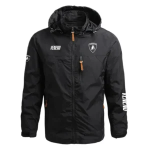 Lamborghini Veneno Performance Waterproof Outdoor Jacket Detachable Hood Windbreaker HTWOJLBGVEN - Lamborghini Jacket