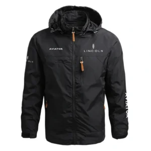 Lincoln Aviator Performance Waterproof Outdoor Jacket Detachable Hood Windbreaker HTWOJLCAVI - Lincoln Jacket