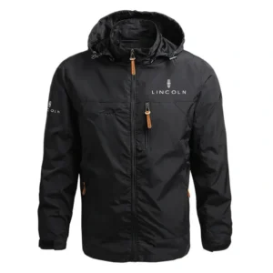 Lincoln Exclusive Logo Performance Waterproof Outdoor Jacket Detachable Hood Windbreaker HTWOJLCZZ - Lincoln Jacket