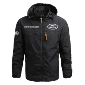Land Rover Defender 130 Performance Waterproof Outdoor Jacket Detachable Hood Windbreaker HTWOJLRL13 - Land Rover Jacket