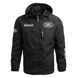 Range Rover Sport Performance Waterproof Outdoor Jacket Detachable Hood Windbreaker HTWOJLRRRS - Land Rover Jacket