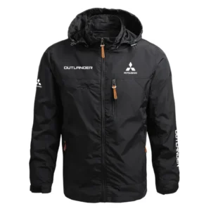Mitsubishi Outlander Performance Waterproof Outdoor Jacket Detachable Hood Windbreaker HTWOJMSBOUT - Mitsubishi Jacket