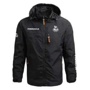 Mack Pinnacle Performance Waterproof Outdoor Jacket Detachable Hood Windbreaker HTWOJMTPIN - Mack Trucks Jacket