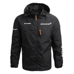 McLaren 570S Performance Waterproof Outdoor Jacket Detachable Hood Windbreaker HTWOJMcL570S - McLaren Jacket