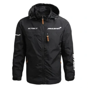 McLaren 675LT Performance Waterproof Outdoor Jacket Detachable Hood Windbreaker HTWOJMcL675 - McLaren Jacket