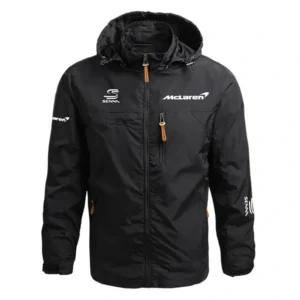 McLaren Senna Performance Waterproof Outdoor Jacket Detachable Hood Windbreaker HTWOJMcLSEN - McLaren Jacket