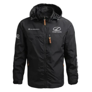 Oldsmobile Aurora Performance Waterproof Outdoor Jacket Detachable Hood Windbreaker HTWOJOSAUR - Oldsmobile Jacket