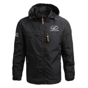 Oldsmobile Exclusive Logo Performance Waterproof Outdoor Jacket Detachable Hood Windbreaker HTWOJOSZZ - Oldsmobile Jacket