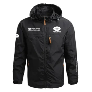 Polaris Snowmobile Performance Waterproof Outdoor Jacket Detachable Hood Windbreaker HTWOJPLSNOW - Polaris Jacket