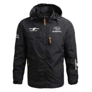 Subaru Forester Performance Waterproof Outdoor Jacket Detachable Hood Windbreaker HTWOJSUFOR - Subaru Jacket