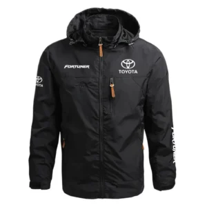 Toyota Fortuner Performance Waterproof Outdoor Jacket Detachable Hood Windbreaker HTWOJTYFOR - Toyota Jacket