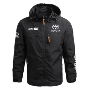 Toyota GR86 Performance Waterproof Outdoor Jacket Detachable Hood Windbreaker HTWOJTYG86 - Toyota Jacket