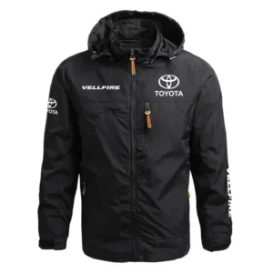 Toyota Vellfire Performance Waterproof Outdoor Jacket Detachable Hood Windbreaker HTWOJTYVEF - Toyota Jacket