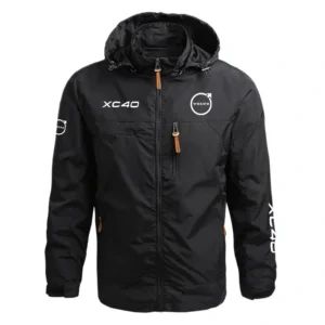 Volvo XC40 Performance Waterproof Outdoor Jacket Detachable Hood Windbreaker HTWOJVOXC40 - Volvo Jacket