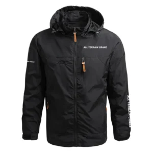 All Terrain Crane Exclusive Logo Performance Waterproof Outdoor Jacket Detachable Hood NBCRWOJ1601ATCZ - All Terrain Crane Jacket