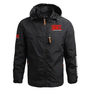 BKL Exclusive Logo Performance Waterproof Outdoor Jacket Detachable Hood NBCRWOJ1601BKZ - BKL Jacket