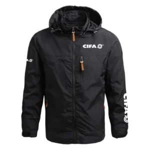 Cifa Exclusive Logo Performance Waterproof Outdoor Jacket Detachable Hood NBCRWOJ1601CFZ - Cifa Jacket