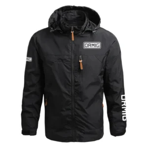 Ormig Exclusive Logo Performance Waterproof Outdoor Jacket Detachable Hood NBCRWOJ1601OMZ - Ormig Jacket