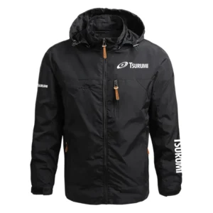 Tsurumi Exclusive Logo Performance Waterproof Outdoor Jacket Detachable Hood NBCRWOJ1601TSIZ - Tsurumi Jacket