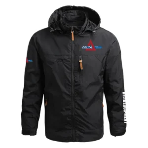 Delta Equipment Exclusive Logo Performance Waterproof Outdoor Jacket Detachable Hood NBSGWOJ0901DEZ - Delta Equipment Jacket