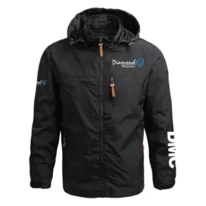 DMC Snowcats Exclusive Logo Performance Waterproof Outdoor Jacket Detachable Hood NBSGWOJ0901DMZ - DMC Snowcats Jacket
