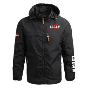 Logan Machine Company Exclusive Logo Performance Waterproof Outdoor Jacket Detachable Hood NBSGWOJ0901LMZ - Logan Machine Company Jacket