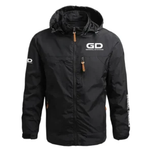 General Dynamics European Land Systems Exclusive Logo Performance Waterproof Outdoor Jacket Detachable Hood NBTVWOJ1001GDZ - General Dynamics European Land Systems Jacket