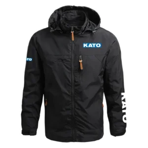 Kato Works Exclusive Logo Performance Waterproof Outdoor Jacket Detachable Hood NBTVWOJ1001KWZ - Kato Works Jacket