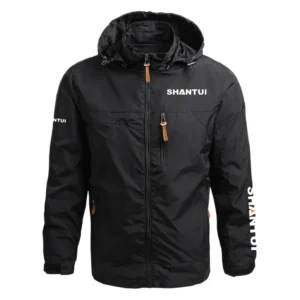 Shantui Construction Machinery Exclusive Logo Performance Waterproof Outdoor Jacket Detachable Hood NBTVWOJ1001SMZ - Shantui Construction Machinery Jacket
