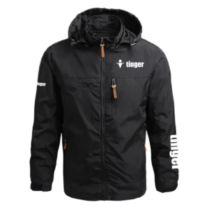 Tinger Exclusive Logo Performance Waterproof Outdoor Jacket Detachable Hood NBTVWOJ1001TNZ - Tinger Jacket